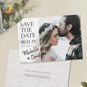Rustic-foto Save The Date