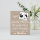 Rustic Foto Vakanties Jaaroverzicht Kraft-Uitzicht (Staand voorkant)