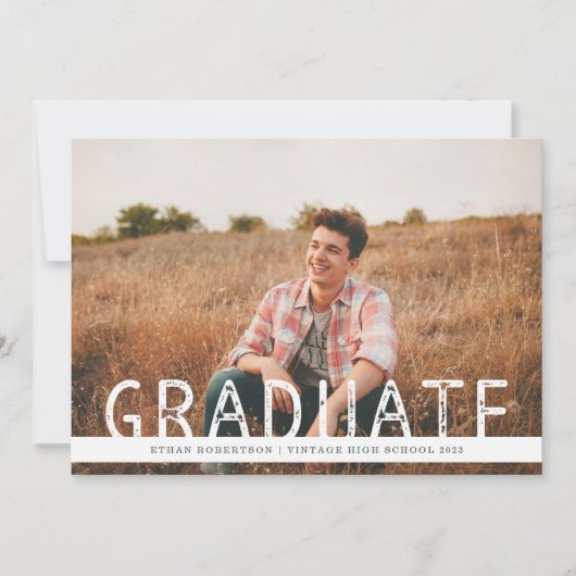 Rustic  fotograaf kaart (Voorkant)