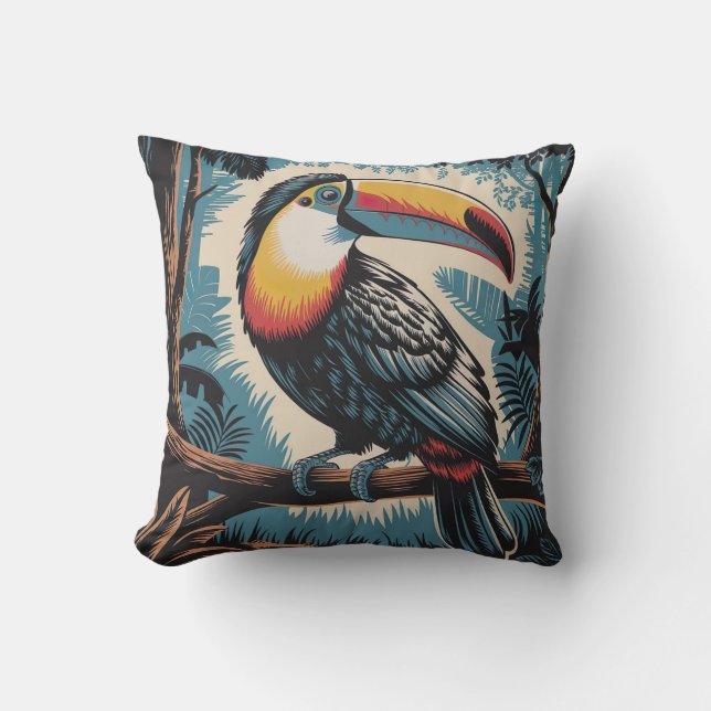 Rustic Fox Woodland Design Kussen (Voorkant)