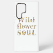 Rustic Free Spirit Botanical Typography Samsung Galaxy Hoesje (Achterkant)