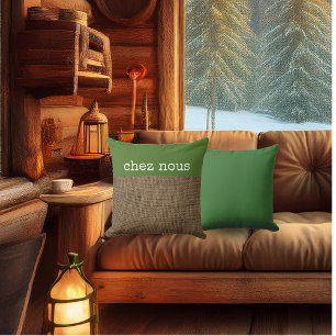 Rustic French Chez Nous Kussen