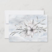 Rustic French Cottage Botanics RSVP-kaart RSVP Kaartje (Achterkant)
