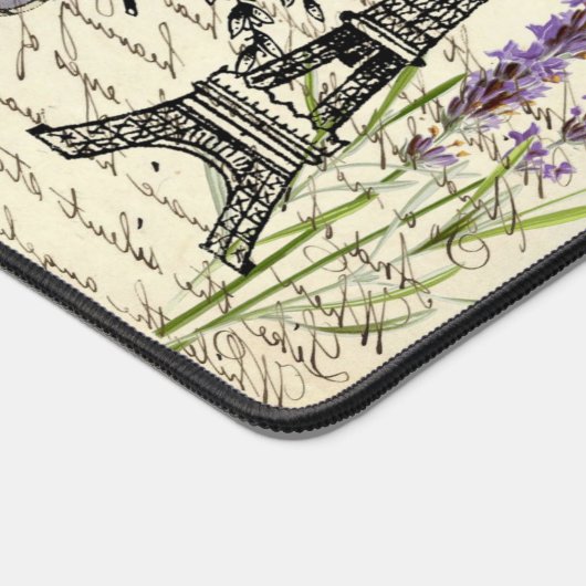 rustic french country scripts paris eiffel tower bureaumat (Hoek)