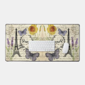 rustic french country scripts paris eiffel tower bureaumat (Keyboard & Muis)