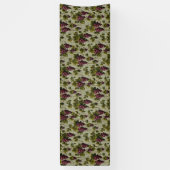 Rustic French Country Vineyard Grapevine Art Spandoek (Verticaal)