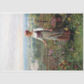  Rustic French Girl Dahlia Decoupage Tissuepapier (Voorkant)