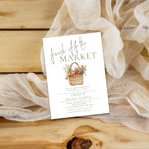 Rustic Fresh bij het Market Sage Vrijgezellenfeest Kaart