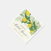 Rustic Fresh Lemon Paper Napkin Servet (Hoek)