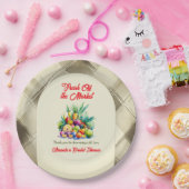 Rustic Fresh Off-the-Market Fruit Vrijgezellenfees Papieren Bordje (Feest)