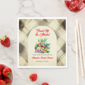 Rustic Fresh Off-the-Market Fruit Vrijgezellenfees Servet (Insitu)