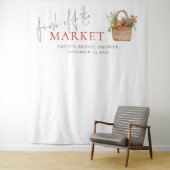 Rustic Fresh van de markt Vrijgezellenfeest achter Wandkleed (In situ)