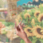 Rustic Fresh van het Vrijgezellenfeest van de mark Acryl Uitnodigingen