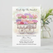 Rustic Fresh van het Vrijgezellenfeest van de mark Kaart (Staand voorkant)