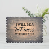 Rustic Fun Bridesmaid / Maid of Honor proposal Kaart (Staand voorkant)