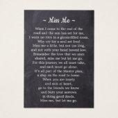 Rustic Funeral 3 Foto Memorial Prayer Kaart (Achterkant)