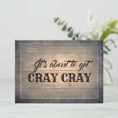 Rustic Funny Bridesmaid / Maid of Honor proposal Kaart (Staand voorkant)