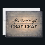 Rustic Funny Bridesmaid / Maid of Honor proposal Kaart<br><div class="desc">"Het staat op het punt om kraak te worden" "Ben je mijn dienstmeisje van eer?" Funny "Maid of Edelachtbare",  "Matron of Edelachtbare" of "Bridesmaid" roestvrijhouds voorstelkaarten.</div>