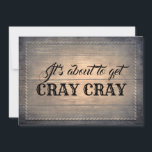 Rustic Funny Bridesmaid / Maid of Honor proposal Kaart<br><div class="desc">"Het staat op het punt om kraak te worden" "Ben je mijn dienstmeisje van eer?" Funny "Maid of Edelachtbare",  "Matron of Edelachtbare" of "Bridesmaid" roestvrijhouds voorstelkaarten.</div>