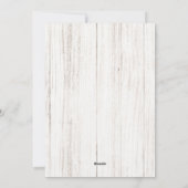 Rustic Funny Chicken Country Kerstmis Feestdagenkaart (Achterkant)