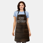 Rustic Funny King of the Kitchen Schort (Gedragen)