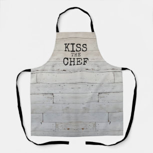Rustic Funny Kiss de chef Schort
