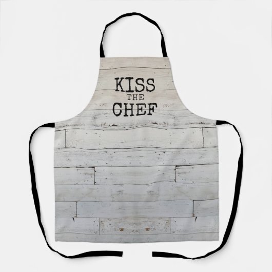 Rustic Funny Kiss de chef Schort (Voorkant)