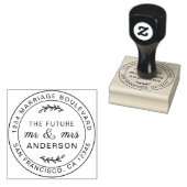 Rustic Future de heer Mrs Round Return Rubberstempel (Gestempeld)
