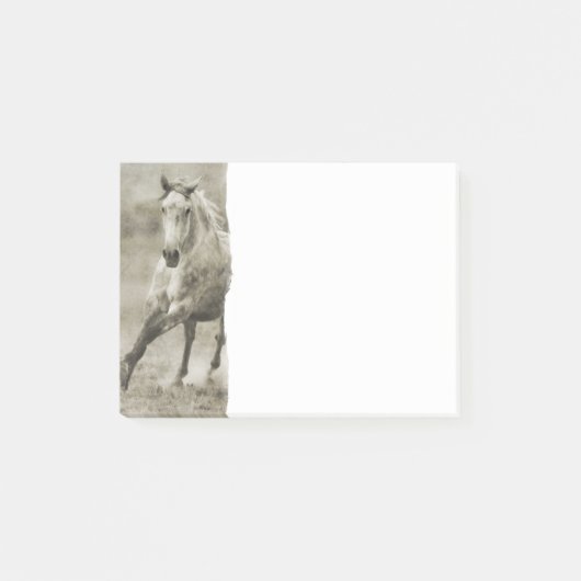 Rustic Galloping Andalusiaanse paarden Post-it® Notes (Voorkant)