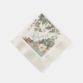 Rustic Garden Birds juicht papieren cocktailservet Servet (Hoek)