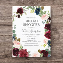 Rustic Garden Floral Calligraphy Vrijgezellenfeest