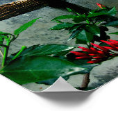 Rustic Garden Floral Poster (Hoek)