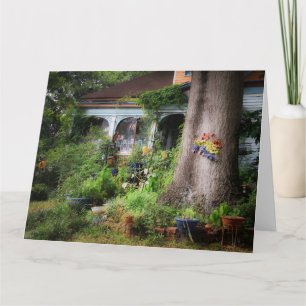 RUSTIC GARDEN Jumbo Wenskaart Kaart