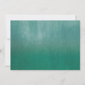 Rustic Garden Lights Wedding Invitations Kaart (Achterkant)