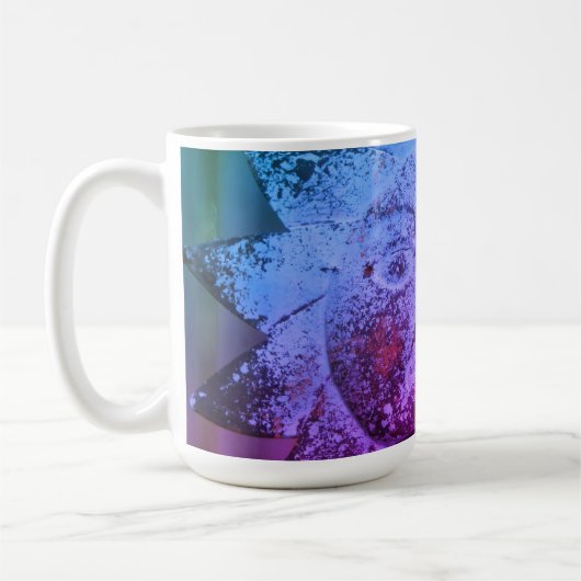 Rustic Garden Sun Face Coffee Koffiemok (Links)