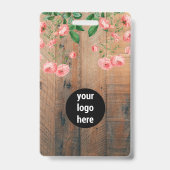 Rustic Garden Tour Badge Ticket Pass (Achterkant)