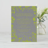 Rustic Garden Wedding Invitations Kaart (Staand voorkant)
