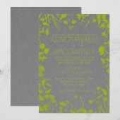 Rustic Garden Wedding Invitations Kaart (Voorkant / Achterkant)