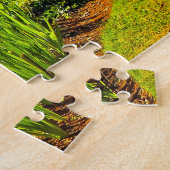 Rustic Garden West Virginia. Kerstbegroetingen Legpuzzel (Zijkant)