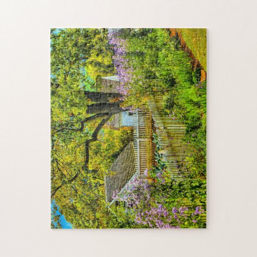 Rustic Garden West Virginia. Legpuzzel (Verticaal)