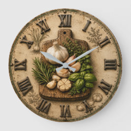 Rustic Garlic & Fresh Herbs Farmhouse Kitchen  Grote Klok