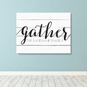 Rustic Gather - Verzendhout met aangepaste reeks Canvas Afdruk (Insitu (Houten vloer))