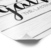 Rustic Gather - Verzendhout met aangepaste reeks Foto Afdruk (Hoek)