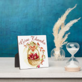 Rustic Geeft Bedankt Autumn Harvest Holiday Fotoplaat (Insitu)