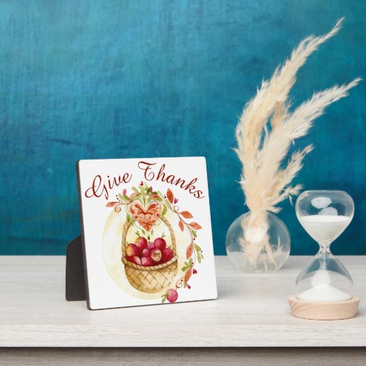 Rustic Geeft Bedankt Autumn Harvest Holiday Fotoplaat (Insitu)