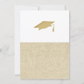 Rustic Gefeliciteerd Afstuderen 2 Foto collage Kaart (Achterkant)