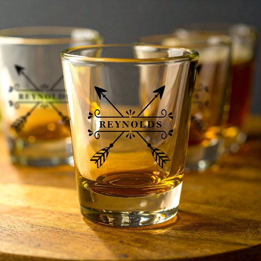 Rustic Gekruiste Pijlen ID615 Shot Glas