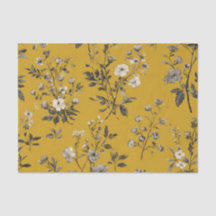 Rustic Gele Botanische Krachtige Vintage Boho Bloe