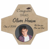 Rustic Gelukwensen Afstudeerfoto Voetbal (Enkel)