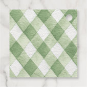 Rustic Gender Neutral Little Sprout Baby Shower Bedankjes Labels (Achterkant)